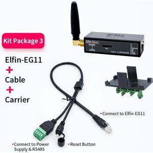 Kleinste Elfin-EG11 Seriële Poort Apparaat Gprs Oplossing Voor Seriële Apparaat Netwerken Tcp/Ip Protocol Voor Zenden Datum
