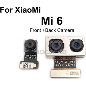 Aocarmo Voorkant + Back Rear Camera Module Big Camera Flex Kabel Voor Xiaomi 6 Mi6