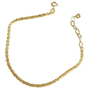 Louleur Real Sterling 925 Zilveren Elegante Armband Shining Gold Vrouwelijke Armbanden Voor Party Vrouwen Fijne Zilveren Sieraden Zus