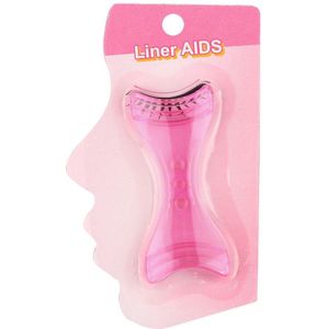 1Pc Nuttig Blauw Roze Eyeliner Model Make-Up Eye Helper Apparaat Tool Trekken Eye Liners Guide Card Mold Eyeliner Guide eye Make-Up Tool