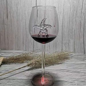 1Pc Creativiteit Thuis De Originele Shark Rode Wijn Glas Wijn Fles Crystal Voor Party Fluiten Glas 21*7.5cm Allerlei Rode Wijn