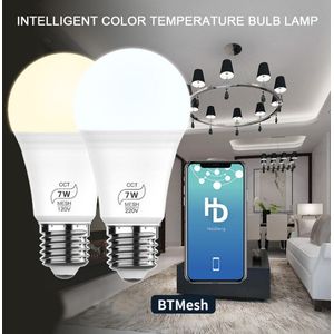 Led Lamp Lampen Bluetooth Afstandsbediening B22 E26 E27 110V 240V Gloeilamp Real Power 7W Lampada woonkamer Home Led Bombilla