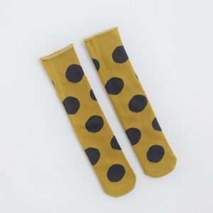 Kids Golf Punt Katoen Zacht Leuke Knie Hoge Lange Sokken Voor 0-3Y Baby Meisjes Jongens Peuter Dots Beenwarmers kous Panty