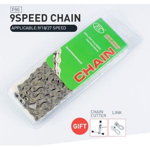 Fsc 6/7/8/9/10/11 Speed Fiets Chain 116 Links Ultralight Carbon Staal Mtb Mountain racefiets Ketting Hollow Fietsketting