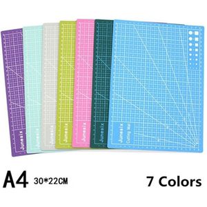 7 kleuren A4 PVC Snijden Mat Pad Patchwork Thuis Handleiding DIY Papier Ambachten Cut Tool dubbelzijdig Self- healing Zachte Snijplank 1 st