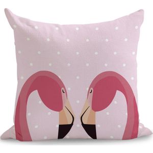 Vliegende Flamingo Roze Liefde Kussen Euro Cover Decoratieve Massager Decoratieve Kussens Home Decor