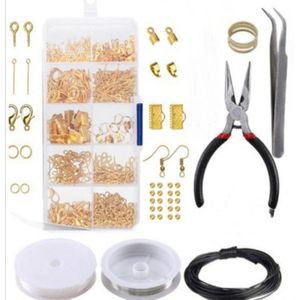 10 Grids Metal Sieraden Maken Repair Tool Accessoires Bevindingen Diy Ketting Materialen Draden Kralen Volwassenen Levert