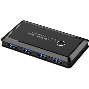 KVM Switch Box USB 3.0 Switcher 2 Poort Stuks Delen 4 Usb-apparaten voor Keyboard Printer Monitor USB Switch