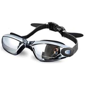 Professionele Siliconen Zwembril Anti-Fog Galvaniseren Uv Zwemmen Bril Voor Mannen Vrouwen Duiken Water Sportbrillen