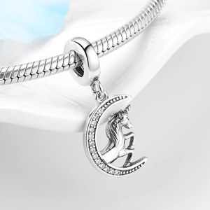 Mythische Luck Eenhoorn 925 Sterling Zilver Kleurrijke Enamel Kralen Fit Originele Bedels Kralen Armband Sieraden Maken