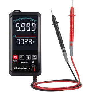 Kkmoon KKM126 KKM128 Digitale Multimeter Tester Met Meetsnoeren 4.7 Inch Aanraken Screen Multimeter Capaciteit Meter 6000 Counts