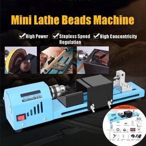 150W Diy Houtbewerking Hout Draaibank Mini Draaibank Machine Tool Freesmachine Slijpen Polijsten Kralen Boor Rotary Tool Draaibank Standa