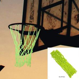 Standaard Nylon Basketbal Netto Draad Sport Basketbal Hoepel Mesh Backboard Velg Bal Pum 12 Loops Wit Rood Blauw