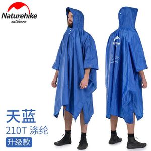 Naturehike Upgrade Outdoor Poncho Ultra Licht Bergbeklimmen Wandelen Regenjas 3 In 1 Fietsen Draagbare Rugzak Regenjas