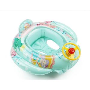 Kids Baby Zwemmen Ring Met Stuurwiel Dikke Leuke Ronde Vorm Watering Float Seat Ring Zwembad Water Fun
