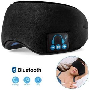 JINSERTA Draadloze Bluetooth 5.0 Stereo Oortelefoon Zachte Wasbare Slapen Oogmasker Headset Muziekspeler met Mic Ondersteuning Handsfree