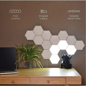Lampe Quantique Tactiele, Hexagone Led, Applique Murale Magnétique Modulaire, Créatif, Armatuur Décoratif D'intérieur