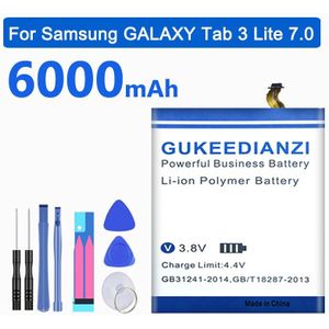 Gukeedianzi EB-BT111ABE 6000Mah Vervangende Batterij Tablet Voor Samsung Galaxy Tab 3 Lite Sm T111 T110 T115 Oplaadbare Bateria