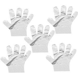 2000 Stuks Wegwerp Handschoenen Eenmalige Plastic Handschoen Clear Wegwerp Voedsel Handschoenen Schoonmaken Handschoenen