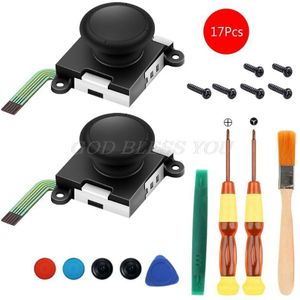 Twee Veel Analoge 3D Vreugde Con Joystick Vervanging Voor Nintendo Switch, Joycon Schakelaar Joysticks Compatiable Met Links Joycon Rechts