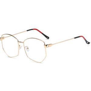 Luxe Brillen Frames Mode Dames Eyewear Rose Gold Frame Bril