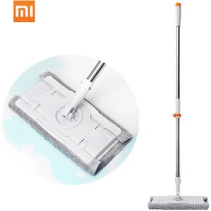 For Xiaomi Mijia Jiezhi Broom Dust Mop Sweeper Free Adjustable 360 Rotating Cleaner 1.3m Rod Floor Cleaning Tool For Home Office