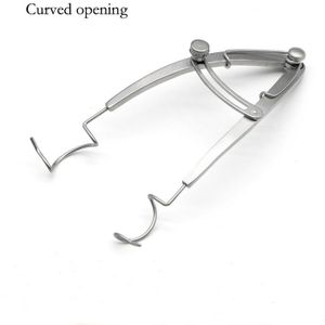 Eye Deksel Opener Ooglid Opener V-Vormige Staaldraad Verstelbare Oog Geneeskunde Dubbele Eye Deksel Eye Hoek Opener
