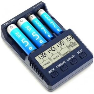 Skyrc NC1500 5V 2.1A 4 Slots Lcd Aa/Aaa Batterij Lader & Analyzer Nimh Batterijen Lader Ontlading & Refresh