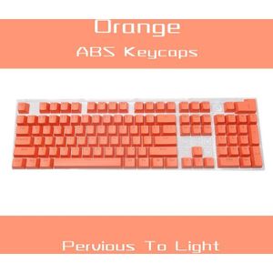 108 Toetsen 61/87/104/Iso/Ansi Layout Oem Injectie Abs Double Shot Keycaps Keyboarde Kleurrijke transparante Universele Toetsenbord