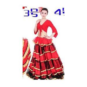 Zwart Rood 5 Stijlen Prestaties Lange Rok Flamenco Jurken Voor Meisjes Vrouwen Flamenco Kostuums