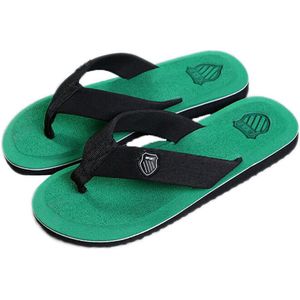 Groene Zomer Flip-Flops Mannen Casual Clip Voeten Antislip Strand Schoenen Mannen Sandalen En Slippers trend Strand Sandalen Anti-Slip