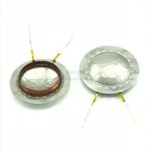 2 stks 25.4mm 25.5mm Vervanging diafragma spreekspoel 8 ohm Aluminium Draad