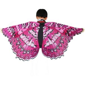3-9 YO Speciale Cosplay Vlindervleugels Voor Meisje Fairy Wing Kostuum Party Zomer Zonnebrandcrème Masque Kinderen Speelgoed Dier kostuum