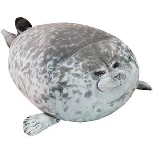 Angry Blob Seal Kussen Chubby 3D Zee Leeuw Pop Pluche Speelgoed Baby Slapen Kussen Voor Jongens Meisjes