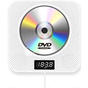 Wall Mounted Cd-speler Stereo Thuis Dvd Hd Dvd Speler Bluetooth Engels Leren Replay Cd Speler Draagbare Muziekspeler Fm radio