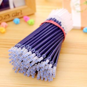 100Pcs 0.5Mm Blauw Inkt Refill Voor Roller Balpennen Glad Gel Pen Schrijven Pen Vullingen