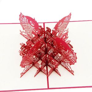 3D Pop Up Wenskaarten Gelukkig Nieuwjaar Vis Verjaardag Dank U Postcard Christmas Voor Bruiloft