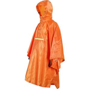 Vrouwen/Mannen Waterdichte Poncho Fiets Regenjas Reflecterende Strip 230T Titafo Camping Regenkleding Kleding Covers