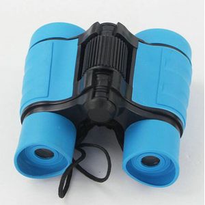 4X30 Kinderen Blauw Verrekijker Pocket Rubber Telescoop Voor Kinderen Outdoor Games