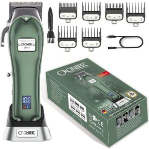 Verstelbare Cordless Professionele Tondeuse Kapper Full Metal Tondeuse Voor Mannen Krachtige Elektrische Haar Snijmachine