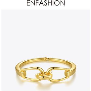 Enfashion Hollow Horse Bit Armbanden Voor Vrouwen Goud Kleur Geometrische Armbanden Party Mode-sieraden Pulseras B2166
