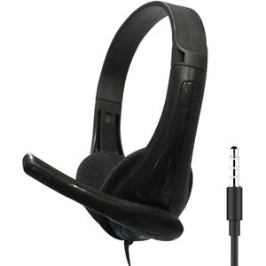 Head-Mounted Oortelefoon Gaming Headset Met Microfoon Noise Cancelling 3.5Mm Headset Voor Pc, PS4, Xbox Een