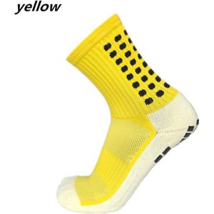 Mannen Sport Sokken Dikke Handdoek Bodem Mannen Mid-Buis Doseren Antislip Voetbal Sokken Basketbal Sokken sport Kousen Rood