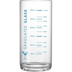 11.16 Oz Transparante Cup Hittebestendig Drinkglas Multi-Gebruik Water Glas Longdrinkglas Met Meting Drinken Gebruiksvoorwerpen