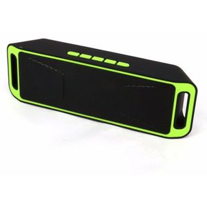 Draadloze Bluetooth Subwoofer Usb Speakers Mp3 Speler Draagbare Tweeter Hoparlor Aux TF FM radio Stereo geluid met HD Audio