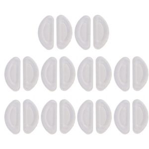 10 Pairs Adhesive Eye Glazen Neus Pads D Vorm Stok Op Anti-Slip Zachte Siliconen Lijm Neus Pads Bril neus Pad Kit