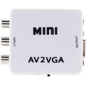 Mini Hd AV2VGA Video Converter Av Naar Vga Video Hd Tv Converter UY8