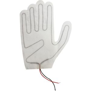 3-In-1 Usb 3 Niveaus Temper Handschoenen Verwarming Vel Composiet Fiber Ptc Verwarming Plaat Film Verwarming Vel voor Motorrijder Vest