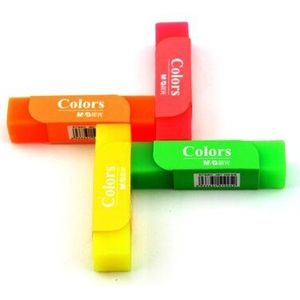 M & G 4Pcs kawaii fruit gummen voor school accessoires leuke jelly rubber voor school student kleurrijke potlood gum voor kind