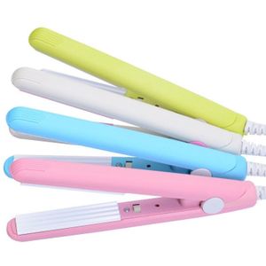 Multicolor Mini Elektronische Stijltang Keramische Ijzer Rechttrekken Gegolfd Stijltang Crimper Hair Styling Tools
